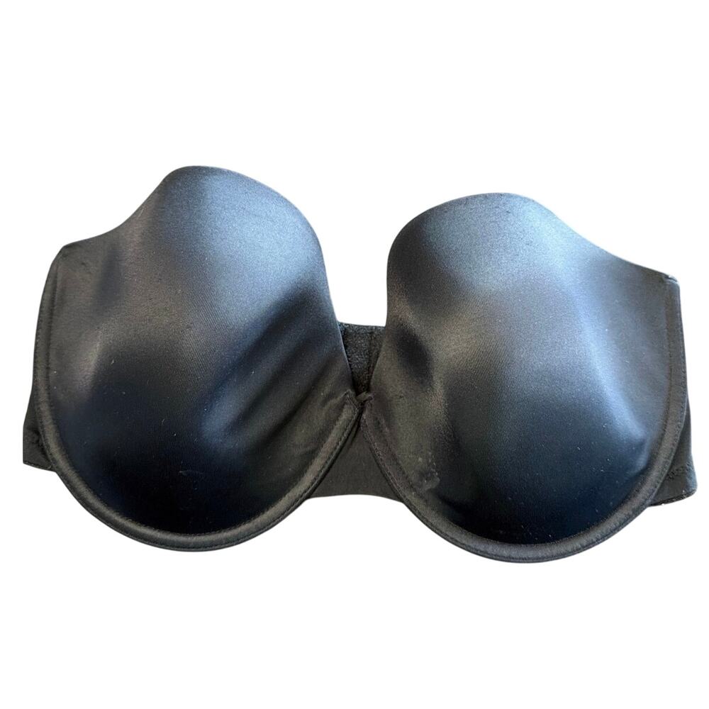 Panache Black Porcelain 3370 strapless Underwire bra Size 34F